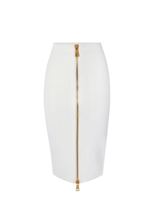Gonna in maglia con zip ELISABETTA FRANCHI | GK28B66E2.360